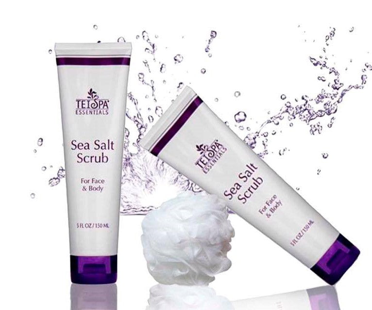 Sea Salt Scrub 2 units + Sponge